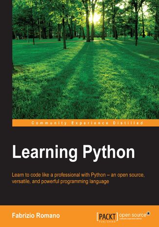 Learning Python. Learn to code like a professional with Python - an open source, versatile, and powerful programming language Fabrizio Romano - okładka audiobooks CD