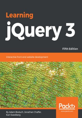 Learning jQuery 3 - Fifth Edition Karl Swedberg, Jonathan Chaffer, Adam Boduch - okładka audiobooka MP3