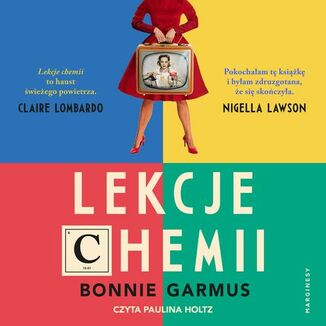Lekcje chemii Bonnie Garmus - okładka audiobooka MP3