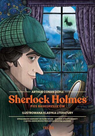 Sherlock Holmes Pies Baskervillew Sir Arthur Conan Doyle - okadka ebooka