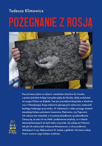 Pożegnanie z Rosją Tadeusz Klimowicz   - okładka ebooka