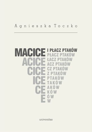 Macice i pacz ptakw Agnieszka Toczko - okadka ebooka