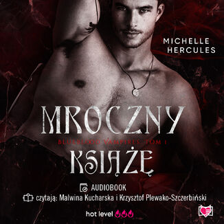 Okładka: Mroczny książę. Blueblood Vampires. Tom 1