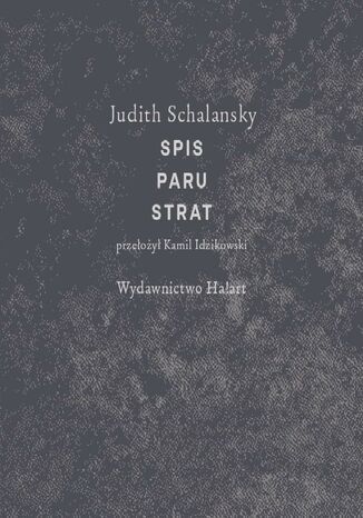 Spis paru strat Judith Schalansky - okadka ebooka