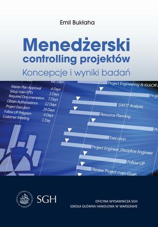 MENEDERSKI CONTROLLING PROJEKTW Koncepcje i wyniki bada Emil Bukaha - okadka ksiki