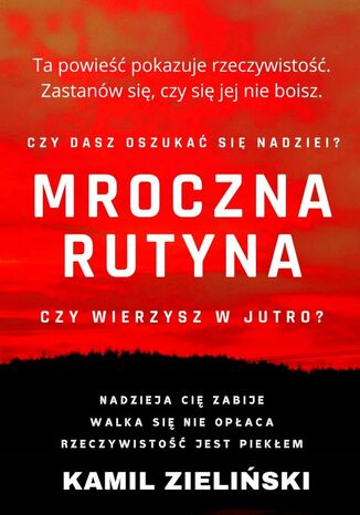 Mroczna rutyna Kamil Zieliński - okładka audiobooka MP3