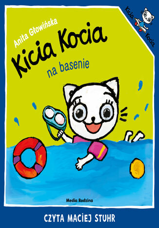 Kicia Kocia na basenie Anita Głowińska - okładka audiobooka MP3