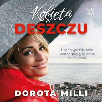 Kobieta w deszczu Dorota Milli - okładka audiobooka MP3