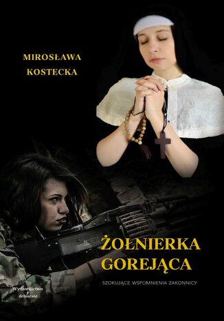 Żołnierka gorejąca Mirosława Kostecka - okładka audiobooka MP3