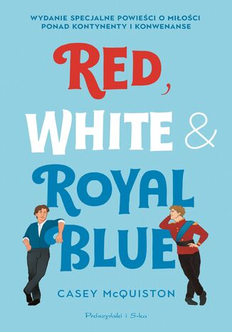 Red, White & Royal Blue Casey McQuiston - okadka ebooka