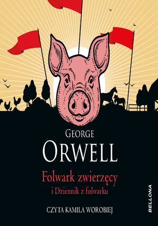 Folwark zwierzęcy George Orwell - okładka audiobooks CD