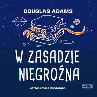 W zasadzie niegroźna Douglas Adams - okładka audiobooka MP3