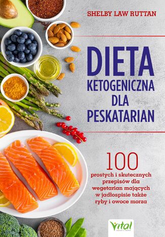 Dieta ketogeniczna dla peskatarian Shelby Law Ruttan - okadka ebooka