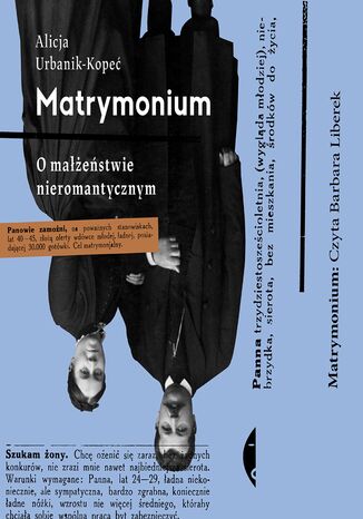 Matrymonium. O maestwie nieromantycznym Alicja Urbanik-Kope - okadka audiobooks CD