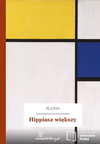 Hippiasz wikszy Platon - okadka ebooka