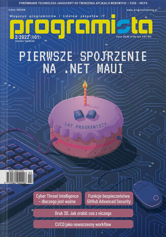 Programista nr 101. Pierwsze spojrzenie na .NET MAUI Magazyn Programista - okładka książki