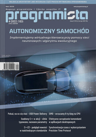 Programista nr 103. Autonomiczny samochód Magazyn Programista - okładka audiobooks CD