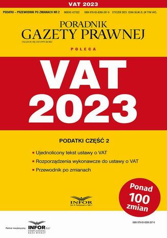 VAT 2023 Praca zbiorowa - okładka ebooka