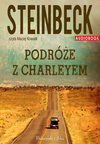 Podre z Charleyem John Steinbeck - okadka ebooka