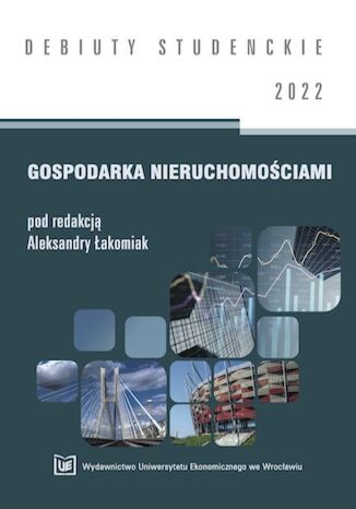 Gospodarka nieruchomościami 2022 Aleksandra Łakomiak - okładka ebooka