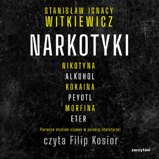 Narkotyki Stanisław Ignacy Witkiewicz - okładka audiobooks CD