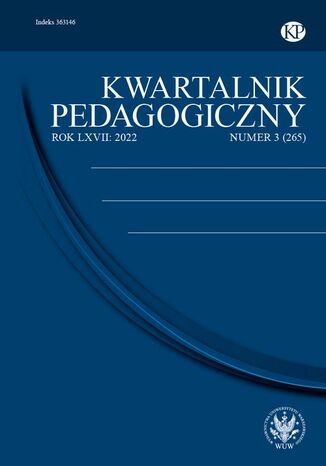 Kwartalnik Pedagogiczny 2022/3 (265) Joanna Madalińska-Michalak - okładka ebooka