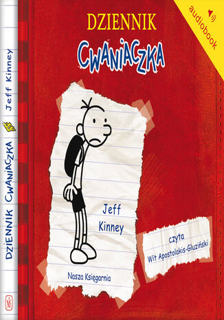 Dziennik cwaniaczka Jeff Kinney - okadka audiobooks CD