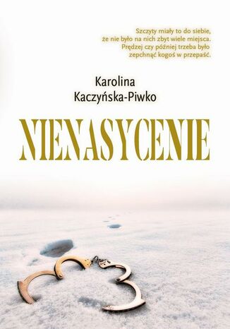 Nienasycenie Karolina Kaczyska-Piwko - okadka audiobooks CD