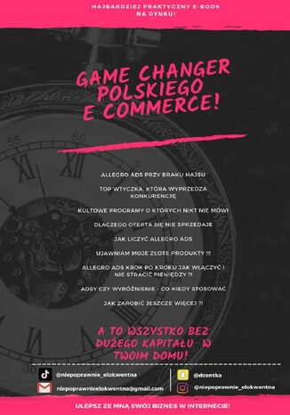 Game changer polskiego e commerce Daria Centka - okładka audiobooks CD