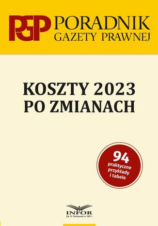 Koszty 2023 po zmianach Tomasz Krywan - okładka ebooka