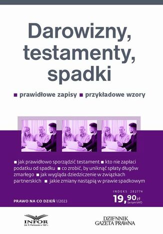 Darowizny testamenty spadki Anna Maliszewska - okadka audiobooks CD
