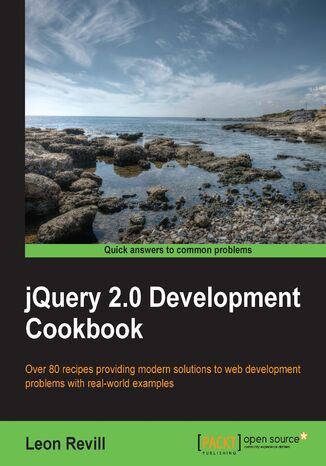 Okładka:jQuery 2.0 Development Cookbook. As a web developer, you can benefit greatly from this book - whatever your skill level. Learn how to build dynamic modern websites using jQuery. Packed with recipes, it will quickly take you from beginner to expert 