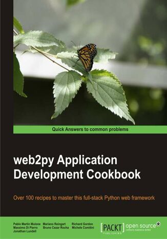 Okładka:web2py Application Development Cookbook 