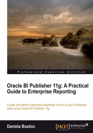 Oracle BI Publisher 11g: A Practical Guide to Enterprise Reporting. This is a crash course in improving your enterprise reporting skills using Oracle BI Publisher. It takes you from the fundamentals of Business Intelligence to advanced configuration techniques, and everything in between Daniela Bozdoc - okadka audiobooks CD