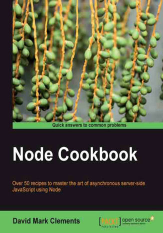 Node Cookbook. Over 50 recipes to master the art of asynchronous server-side JavaScript using Node with this book and David Mark Clements - okadka audiobooks CD