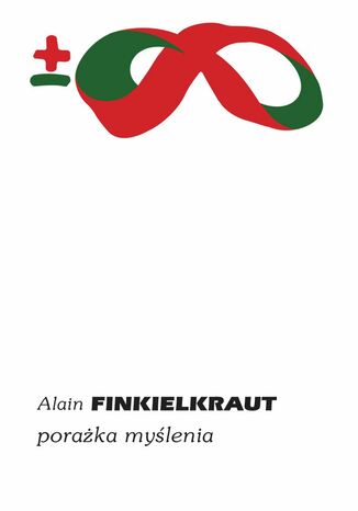 Poraka mylenia Alain Finkielkraut - okadka ebooka
