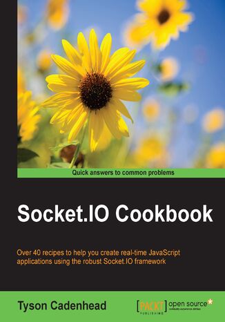 Okładka:Socket.IO Cookbook. Over 40 recipes to help you create real-time JavaScript applications using the robust Socket.IO framework 