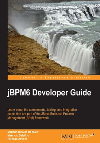 Okładka:jBPM6 Developer Guide. Learn about the components, tooling, and integration points that are part of the JBoss Business Process Management (BPM) framework 