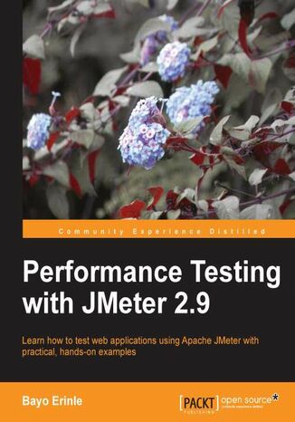 Okładka:Performance Testing with JMeter 2.9. If you want to use JMeter for performance testing your software products, this book is a great starting point. You'll get a great grounding in all the fundamentals and gain a wealth of new skills along the way 