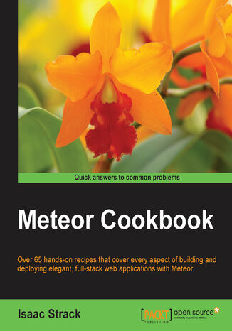 Meteor Cookbook. Build elegant full-stack web applications with Meteor, the JavaScript framework that’s redefining web development Isaac Strack - okadka ebooka