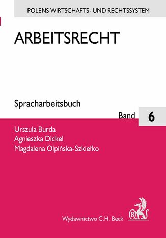 Arbeitsrecht Magdalena Olpiska-Szkieko, Agnieszka Dickel, Urszula Burba - okadka audiobooka MP3