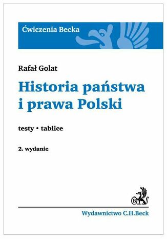 Historia pastwa i prawa Polski Rafa Golat - okadka ebooka