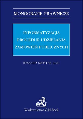 Informatyzacja procedur udzielania zamówień publicznych