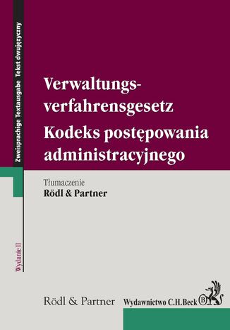 Kodeks postpowania administracyjnego. Verwaltungsverfahrensgesetz. wydanie 2 Opracowanie zbiorowe - okadka ebooka