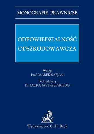 Odpowiedzialno odszkodowawcza Marek Safjan, Jacek Jastrzbski, Patrycja Grzebyk - okadka audiobooks CD