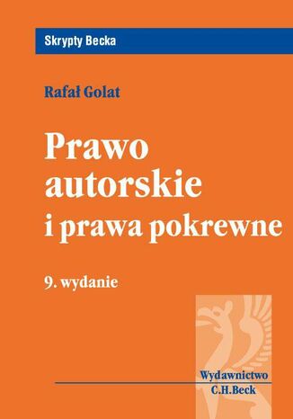 Prawo autorskie i prawa pokrewne. Wydanie 9 Rafa Golat - okadka audiobooks CD