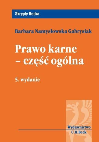 Prawo karne - część ogólna