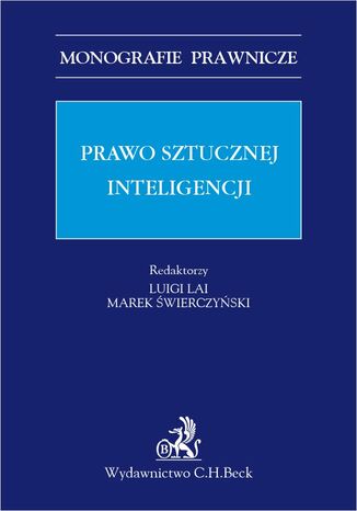 Prawo sztucznej inteligencji Luigi Lai, Marek wierczyski prof. UKSW, Gabriela Bar - okadka audiobooks CD