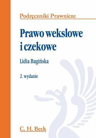 Prawo wekslowe i czekowe Lidia Bagiska - okadka ebooka