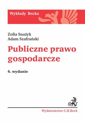 Publiczne prawo gospodarcze Adam Szafraski - okadka ebooka